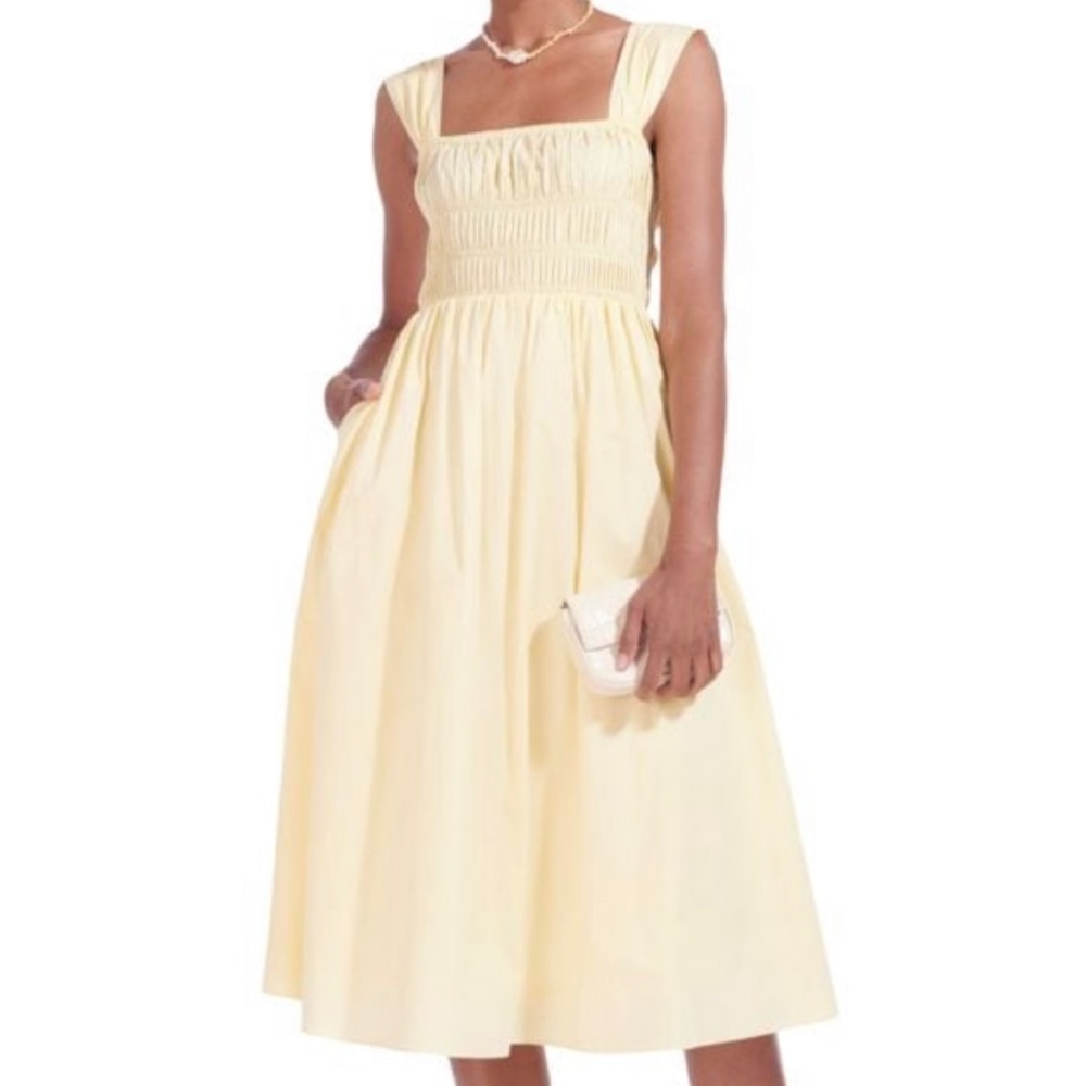 STAUD midi dress